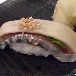 鮨 波やし - (3/27)鯖の千枚漬けのせ