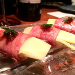 よろにく - 2016/3_筍寿司、シルクロース巻き