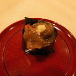 やま下 - ホタルイカ塩辛の軍艦巻き