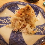 やま下 - 北海道産毛ガニ味噌和え