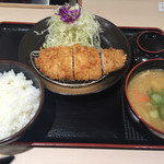 松のや - ロースカツ豚汁セット