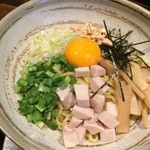 Menya Kotobuki - 鶏油まぜそば780円