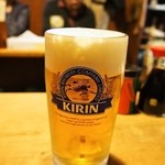 岸田屋 - 生ビール