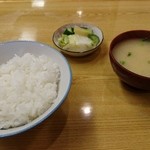 むらこし食堂 - 御飯・味噌汁・漬物