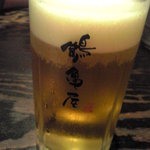 麺 鶴亀屋 - 2010/08/28 生ビール(スーパードライ)420円