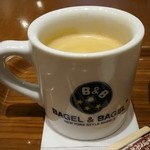 BAGEL & BAGEL - サンドセットのコーヒー(^^)d