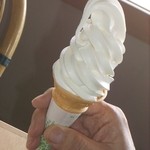 Mitsuboshi - サービス券でもらったソフトクリーム、美味しいです！