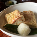 蕎麦処 多賀 - 桜海老のふわふわ卵焼き