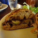 パーラー江古田 - 2016年3月　季節の野菜サンド（レンコン、ねぎ）