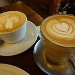パーラー江古田 - 2016年3月　カフェラテとカプチーノ
