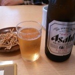 Teuchi Soba Kyou Shinan - ビールはスーパードライのみでした。