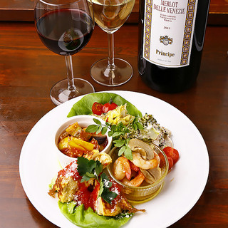 イタリアンで季節を味わう！豊富な一品料理◎