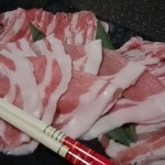 炭火藁焼 旬鮮 和み - とんちんかん鍋の豚肉(4000円コース)