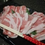 炭火藁焼 旬鮮 和み - とんちんかん鍋の豚肉(4000円コース)