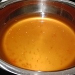 炭火藁焼 旬鮮 和み - とんちんかん鍋のスープ(4000円コース)