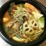 アレグラ - 豚角煮と野菜のスープカレー（税込：￥1,350）