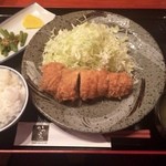 とんかつ かつ庄 - 丸揚げヒレかつ膳 大（2,080円）