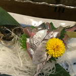 磯丸水産 - またもやのアジ刺し