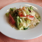 レストラン時計草 - ランチのサラダ