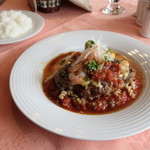 レストラン時計草 - イタリアンハンバーグランチ1,490円