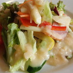 レストラン時計草 - ランチのサラダ