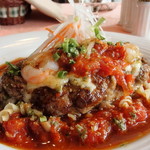 レストラン時計草 - イタリアンハンバーグランチ1,490円
