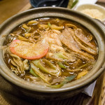 三八屋 - 牡蠣入り味噌煮込みうどん