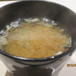 鮨 なかや - 味噌汁