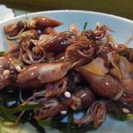 真魚 - ホタルイカ湯引き