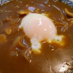 竹家 - カレー丼(温泉玉子入)
