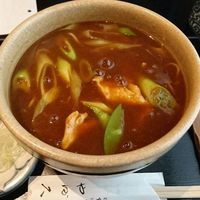 日本橋 やぶ久 - カレー南蛮（鶏＆葱・辛口・蕎麦）