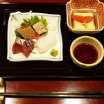 お料理処 みどり川 - お造りとごま豆腐