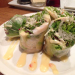 恵比寿餃子 大豊記 - 海老とアボカドの生春巻き