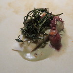 ライラ - 活け〆の真鯛、牡蠣のソース2