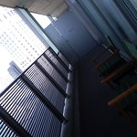 アルモニーアンブラッセ大阪  - テラスにて、ちゃやまちアプローズ右手に＾＾