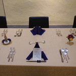 トゥ・ラ・ジョア - テーブルセッティング