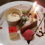 阪南洋風食堂クゥクゥ - ランチ：スペシャル　デザート盛合せ