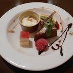 阪南洋風食堂クゥクゥ - ランチ：スペシャル　デザート盛合せ