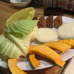 炭火焼肉ホルモン 徳臓 - 2016.3. 野菜焼き