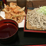 蕎麦たかね 日本橋茅場町店 - 天ざる 600円