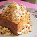 英よし - キャラメルハニートースト１０００円