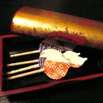 旬菜 たちばな - 爪楊枝が可愛かったです