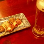 十兵衛 - 比内地鶏の焼き鳥とビールのｾｯﾄ