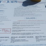 Tony & Joe's Seafood Place - メニュー