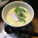 寿し博 - マイ箸持参の特典
            茶碗蒸しのサービスです。