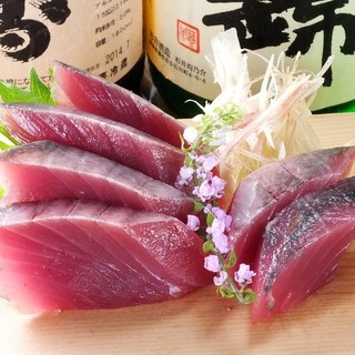 Kashimaya's recommended bonito sashimi