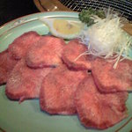 焼肉 こだわり - あとのせねぎタン塩並