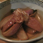 酒陶　築地 - 『スティック茄子の揚げ浸し』です。