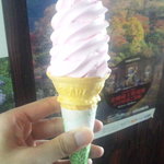 春風堂 - 吉野と言えば、やはり桜ソフトクリームですね☆