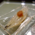 群来膳 - ［2016/03］酒肴① 酒肴三品盛り(厚岸産白魚) 